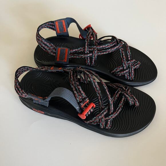 Chaco Z/Volv X2 Women's 8 Sandal Black Bristol Cherry Outdoor Athletic Hiking - Picture 3 of 7